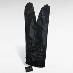【格安】　Jennifer Italy イタリアンレザー グローブ　本革　手袋　ラムレザー　羊革 ブラック　黒　新品未使用　タグ付　高級　ジェニファー　イタリー