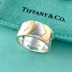 ティファニー ボタン カフス 750 925 コンビ NN7 - メルカリ