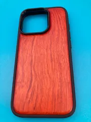 Carveit MagSafe対応 木目調ケース（バラ色） iPhone14 Pro