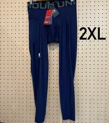 メンズレギンス2XLネイビー（1361586）