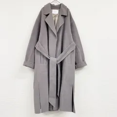 ♡ゆーちゃん♡　　ウール　ダブルフェイス　ラップコート　　フーデッドコート ウールダブルフェイスフーデッドコート