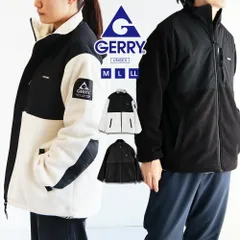 【新品】 gerry フルジップジャケット メンズ フリース ジャケット レディース ナイロン切替 総裏 ブルゾン アウター 冬 ジップ ブランド ロゴ カジュアル ストリート アウトドア キャンプ ピクニック レジャー 大人 旅行 アメカジ ファッション