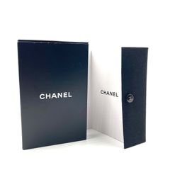 ■未使用長期保管品■CHANEL シャネル ココマーク ノベルティノート メモ帳 ブラック ココボタン ケース付き