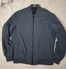 ザラ ブルーグレー メンズ ブルゾン ジャケット Mサイズ