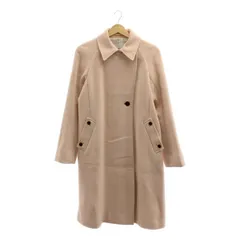 AQUASCUTUM / アクアスキュータム | ウール ステンカラーコート | TL | ピンク | レディース