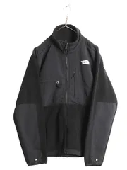 【お得なクーポン配布中!】 ノースフェイス デナリ ジャケット メンズ М 古着 アウトドア フリース ナイロン ブルゾン ジャンパー ハイネック フルジップ アウター 黒