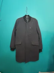 ザラ マン メンズ ウール ブルゾン キルティングコート