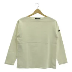 SAINT JAMES / セントジェームス | OUESSANT SOLID ウエッソン ソリッド バスクシャツ | T1 | ホワイト | レディース