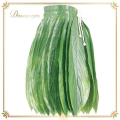 フラダンス 衣装 ティーリーフスカート グリーン系 タヒチアン 緑 葉っぱ 葉 紐 パウケース セット スカート ハワイアン アロハ 花柄 ピンク系 フラ ダンス レッスン 練習 フラダンス衣装 ティーリーフ スカート 伸縮性なし 鮮やか 葉っぱ33枚