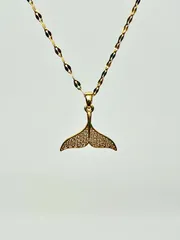 ネックレス レディース ジュエリー　ダイヤ　魚尾　鎖骨チェーン #X021-0