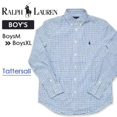POLO RALPH LAUREN ポロ・ラルフローレン【ボーイズサイズ】 723041 723042 長袖シャツ メンズ レディース  ボタンダウンシャツ タッターソール Tattersall 各サイズあり【新品・正規品】