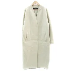 ジャーナルスタンダード JOURNAL STANDARD ノーカラーコート ロング丈 ウール S ベージュ /YM5