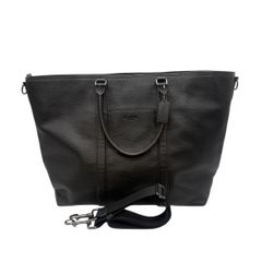 未使用】COACH F78768 ブラック ペプルドレザー2WAYトートバッグ 