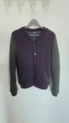 Opening Ceremony ウール100% ニットジャケット M パープル/グリーン