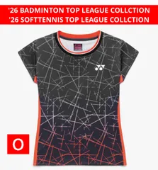 YONEX WOMEN ゲームシャツ NTT東日本バドミントンモデル カタログ未掲載 受注会限定 ブラック 007 Ｏ