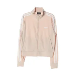 ノルディ ロゴ ジャージ トラック ジャケット 2WAY ジップアップ ジャケット ライトベージュ M