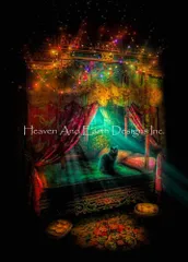 Aimee Stewart クロスステッチ 図案 刺しゅう チャート 【 The Queen AS 】 Heaven And Earth Designs 輸入 上級者 全面刺し HAED 黒猫 ねこ 猫 ネコ