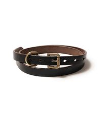 KAJA REVERSIBLE SUEDE SQUARE RING BELT - メルカリ