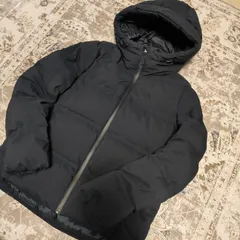 ユニクロ　UNIQLO シームレスダウンジャケット　レディース　Sサイズ　NAVY　ネイビー　ショートコート　ダウン　ジャケット　中古　古着