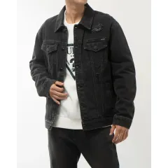 GUESS ゲス デニム ジャケット ブラック ユニセックス