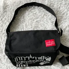 Manhattan Portage BEAMSコラボ ショルダーバッグ   マンハッタンポーテージ メッセンジャーバッグ ブラック 4302