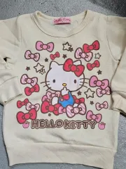 キッズ HELLO KITTY(ハローキティ) 起毛 スウェット 100