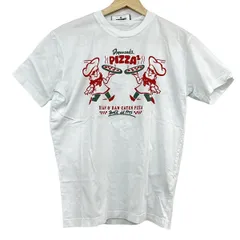 DSQUARED2(ディースクエアード) 半袖Tシャツ サイズXS メンズ美品  - 白×レッド×グリーン クルーネック/PIZZA