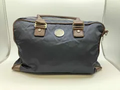 OROBIANCO/トートバッグ/ネイビー/ブラウン/ショルダー無し