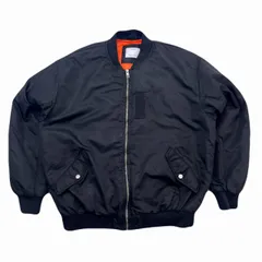 ベルシュカ MA-1 フライトジャケット ナイロンジャケット 中綿 ブラック 黒 Lサイズ メンズ