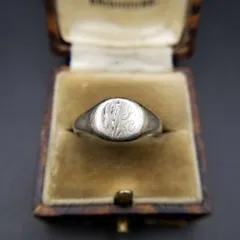 2025年最新】シグネットリング ビンテージの人気アイテム - メルカリ