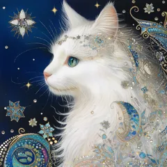 パネル生地　再販　猫8柄