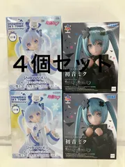 未開封 壊れたセカイと歌えないミク Luminasta 初音ミク ぬーどるストッパーフィギュア 雪ミク４個セット LFJA60 f107