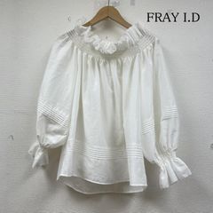 レディース ジョアドゥヴィーヴ ブラウス リネン100% 花柄刺繍 