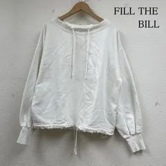 フィルザビル 長袖 トレーナー スウェット プルオーバー カジュアル 無地 前V ダメージ加工 クラッシュ FTB-17AW-42 レディース FREE ISItems【USED】【古着】【中古】50147215のサムネイル