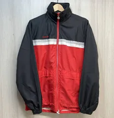 adidas アディダス ナイロン トラック ジャケット 70s 80s 西ドイツ デサント メンズ アウター レッド 165cm ヴィンテージ