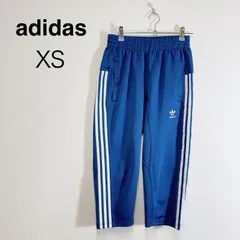 adidas ジャージー パンツ メンズ クロップド丈 イージーパンツ クロップドパンツ ブルー トラックパンツ スポーティ ジャージ アウトドア XS