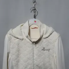 H204 ルイカステル レディース ゴルフ 起毛 WHO ジップアップ 95