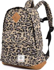 Lelotte リュックサック 子供 キッズ 男の子 女の子 チェストストラップ付 キッズリュック 子供リュック キッズリュックサック 保育園 幼稚園 通園 遠足 (レオパード,  ミディアム)