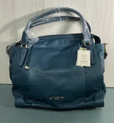TOPKAPI/トプカピ/ハンドバック/レザーバッグ/牛革/blue