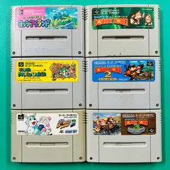 【６点セット】スーパーファミコン ヨッシーアイランド スーパーマリオワールド スーパーボンバーマン3 ドンキーコング ドンキーコング2 ディクシー＆ディディー ドンキーコング3 謎のクレミス島 SFC