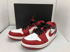 NIKE ナイキ エア ジョーダン1 ロー ホワイト/ジムレッド/ブラックAIR JORDAN 1 LOW WHITE/GYM RED/BLACK 553558-163 サイズ28.0cm