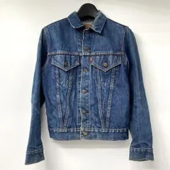 【中古】60s LEVI'S 70505 Big E レインボーステッチ デニムジャケット リーバイス[17]