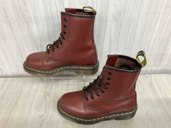 Dr.Martens 8ホールブーツ 1460 ショートブーツ ドクターマーチン レディース ブラウンレッド 22cm