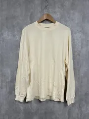 ESSENTIALS エッセンシャルズ FEAR OF GOD バックロゴ ロング Tシャツ sizeM/アイボリー ◇■◎メンズ