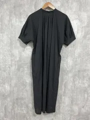 LAUTREAMONT ロートレアモン 洗濯機で洗える WEB限定 ネックギャザー ワンピース size40/黒 ■◆ レディース