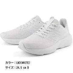 E0448◆未使用 new balance ニューバランス レディース W413 現行モデル ランニング ウォーキング スニーカー 白 通学 幅広 軽量 スポーツ トレーニング ジョギング 運動靴 靴 くつ スニーカー LW3(WHITE)・24.5 cm D