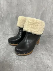 UGG アグ ムートン ショート ブーツ size22cm/黒 ◆■◎レディース