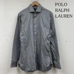 ポロラルフローレン SLIM FIT ガゼットポニー ワイシャツ 長袖 シャツ ブラウス Shirt ロングスリーブ 裾ポニーロゴ 刺繍 サイズ15 1/2 34/35 メンズ - ISItems【USED】【古着】【中古】50147288