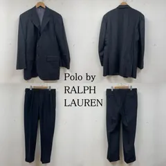 ポロバイラルフローレン テーラード ジャケット スーツ 3ボタン ウィンドウペイン柄 セットアップ テーパードパンツ C96-W86-T175 メンズ - ISItems【USED】【古着】【中古】50147301