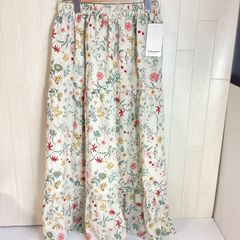 marimekko フラワープリント ロングスカート M - メルカリ